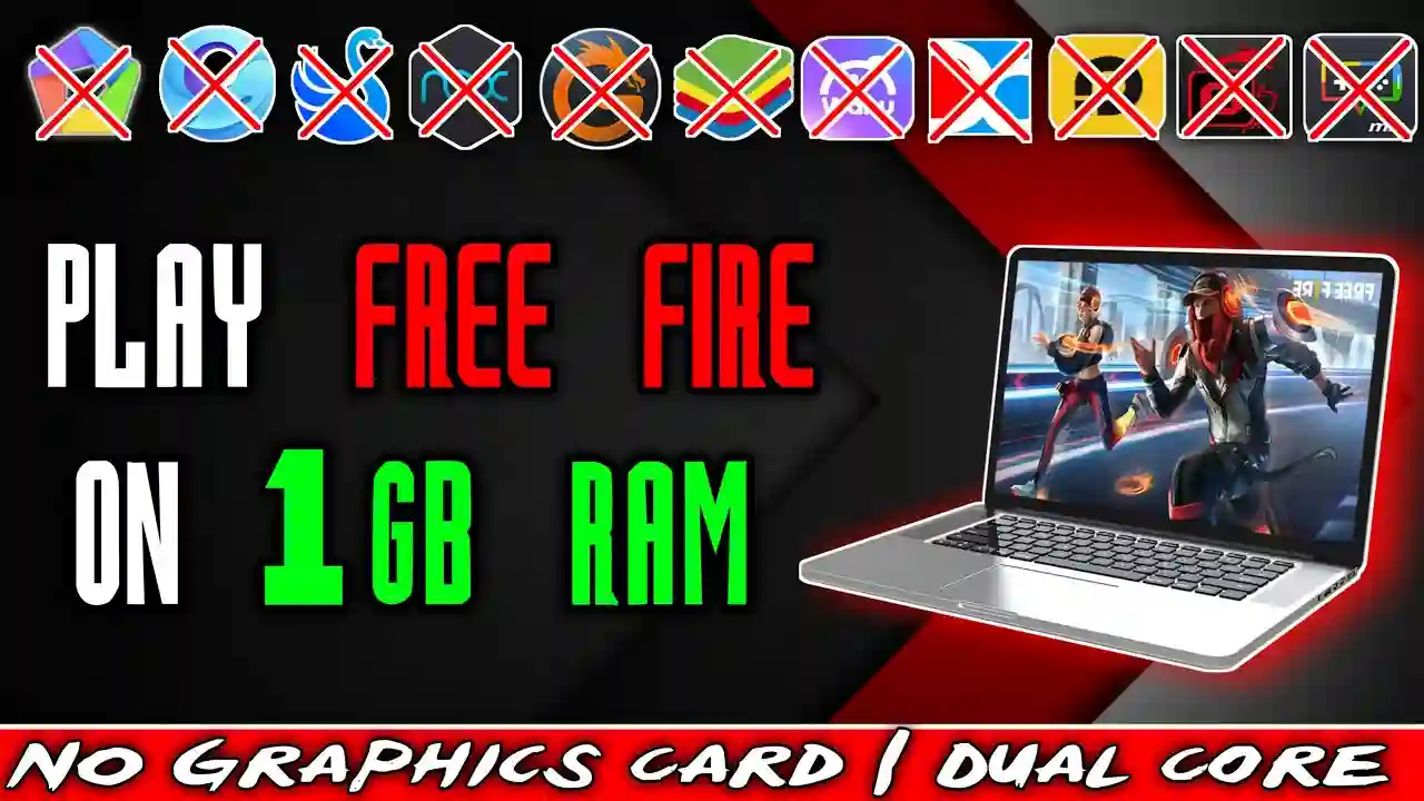 how-to-play-free-fire-on-1gb-ram-pc-laptop-without-graphics-card